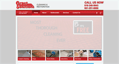 Desktop Screenshot of carpetsolutionsla.com